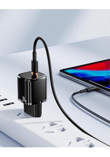 Usams Us-cc124 T36 Type-c 20w Super Si Pd 3.0 Hızlı Şarj Cihazı İphone Uyumlu Android