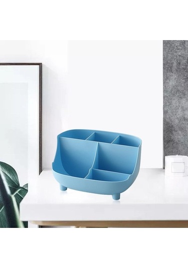 Pazly Suntek Ev Okul Kırtasiye 6 Izgaralı Masaüstü Organizer Açık Mavi Açık Mavi