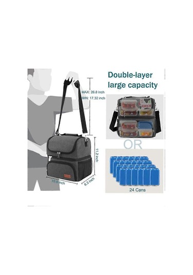 Soğutucu Çanta Piknik Çantası Öğle Yemeği Çantası Termal Çanta Soğutucu Çanta Gıda Taşımacılığı İçin Yalıtımlı Çanta Çok Renkli