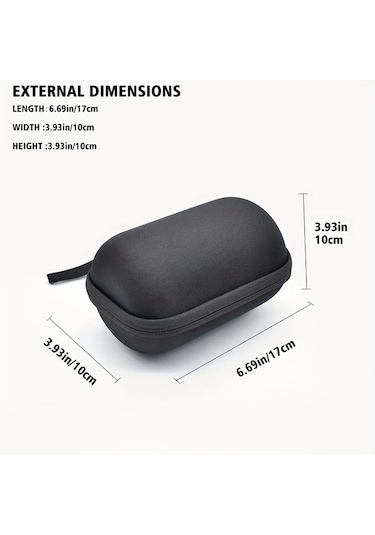 Willowhaven Ue Wonderroom Hoparlör Çantası Siyah Mini Yuvarlak Subwoofer Saklama Kutusu