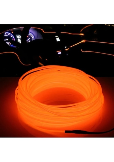Turuncu Renk 5 Metre Neon Ip Torpido Neon Şerit Led