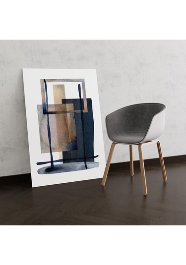 Dikdörtgen Denge Soyut Kanvas Tablo Nv00288