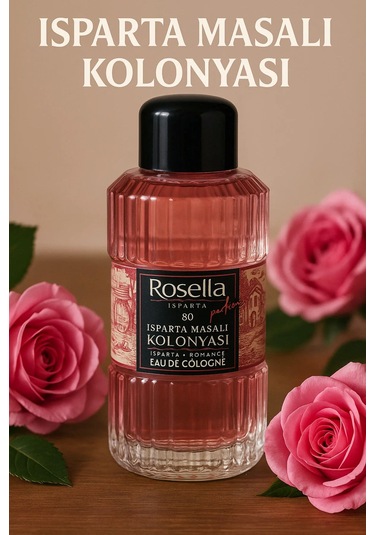 Rosella Isparta Masalı Parfümlü Krem Kolonyası Cam 220 Ml