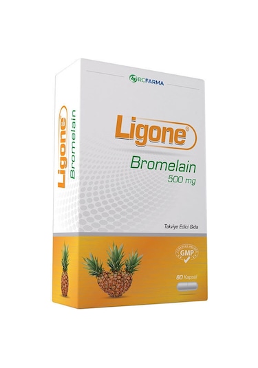 Ligone Bromelain 500 mg 60 Kapsül