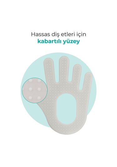 Mamajoo Yumuşak Diş Kaşıyıcı Beyaz El