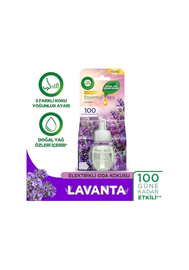 Air Wick Elektrikli Kit Oda Kokusu Temizlik Esintisi 19 ML + Elektrikli Yedek Lavanta 19 ML +  Bahar Çiçekleri 19 ML