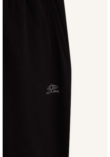 DeFacto Regular Fit Eşofman Altı Cepli Basic Düz Beli Bağcıklı Lastikli Paça D4416AX25SPBK81