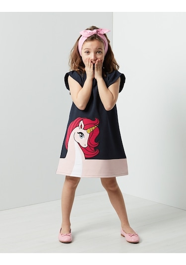Denokids Unique Elbise Siyah
