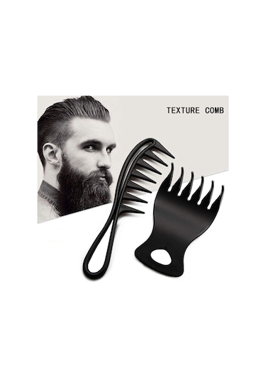 Erkek Kuaför Tarağı, 2 Adet Anti-statik Saç Açma Fırçası W