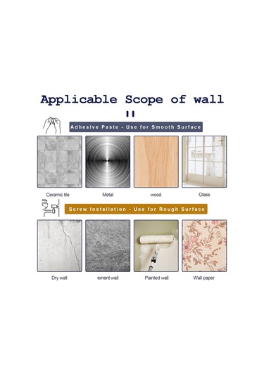 Adet Perde Çubuğu Braketi Delme Gerektirmeyen Perde Çubuğu Tutucuları, B Şeffaf