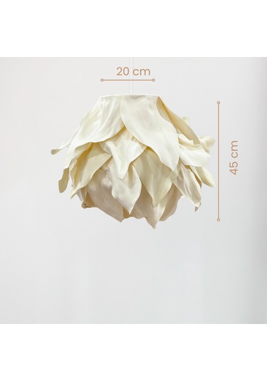 Lotus Krem Eva Sarkıt Aydınlatma Avize KREM RENK