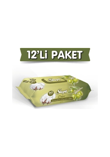 Sleepy Zeytinyağlı Islak Bebek Havlusu 90X12