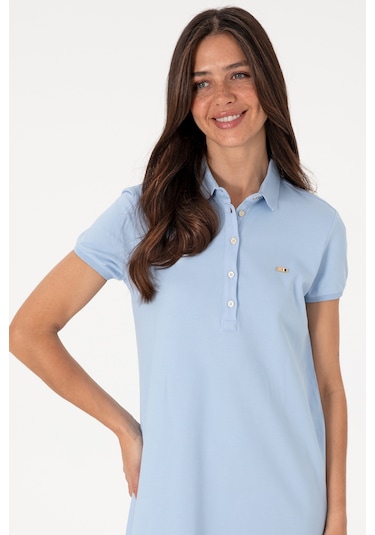 U.s. Polo Assn. Kadın Açık Mavi Elbise Örme 50305853-vr003 Acık Mavı