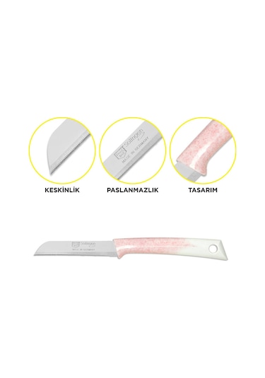 Pirge Pure Line Solingen Meyve Bıçağı Seti 6'lı