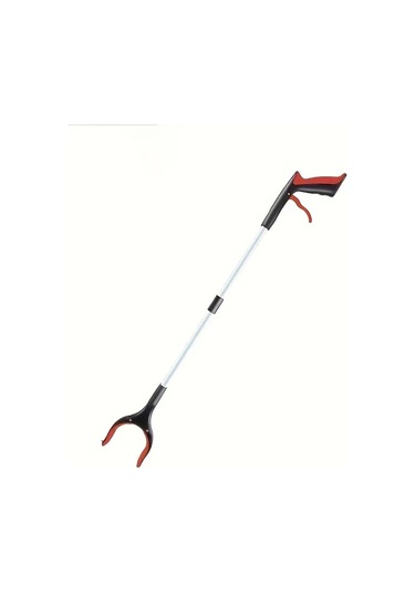 Cordial Yeşil 33 İnç Katlanır Yaşlı Tutma Aleti, Hafif Uzatılabilir 360 Döner Makas Ağız Çöp Toplama