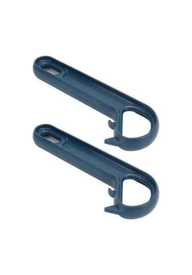 Ximistore9 Kutulu Konserve Açıcı - Kolay Kullanıma İyi Eldivenli, Zayıf Eller İçin Uygun, Mavi 2 Adet Mavi