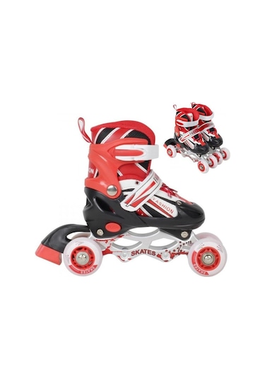 2+2 Alıştırma Tekerlekli ve Numara Ayarlı Paten