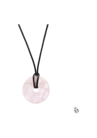 Pembe Quartz Kolye Ucu