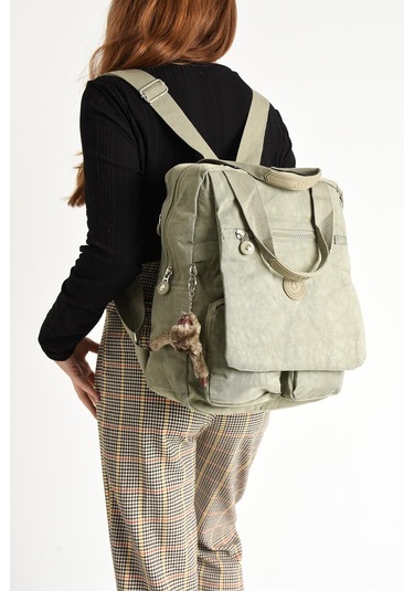 İki Fonksiyonlu Sırt Ve El Çantası Ultra Hafi Vizon Model:571-5h - Vizon