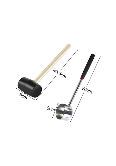 Ulzyvf Tıraş Seti Paslanmaz Kabuğu Hindistan Cevizi Çelik Arada Aleti 304 2'si 1 Ec