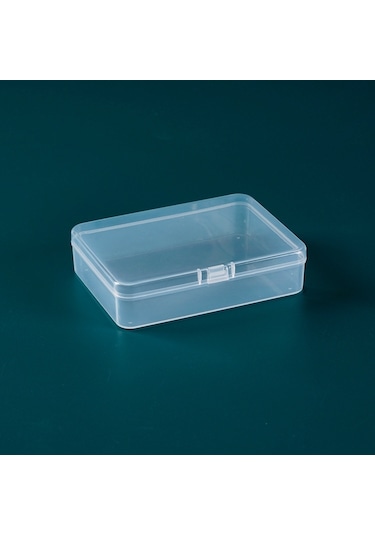 Sones 10 Adet Dikdörtgen Pp Plastik Kutu Şeffaf Ambalaj Kutusu Kapaklı Plastik Parçalar Donanım Alet Saklama Kutusu