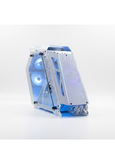 Daryun Razon 6x 120mm Argb Fanlı Robotik Beyaz Gaming Bilgisayar Kasası