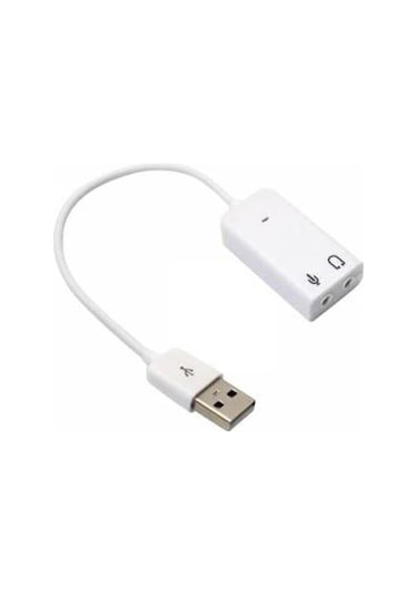 Azemax Usb 5.1 Kablolu Virtual 3d Harici PC Ses Kartı