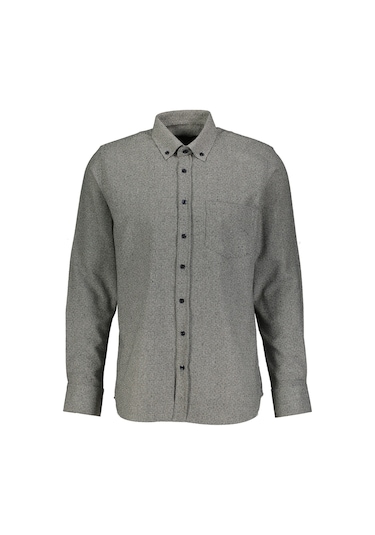 Finesuits Erkek Flanel Gömlek 2422204002.flcdr Siyah