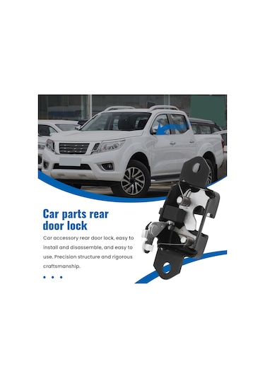 1 Adet Siyah Araba Bagaj Kapağı Kilidi Arka Kapı Kilidi Nissan Navara D40 İçin