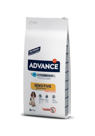 Advance Sensitive Somonlu ve Pirinçli Hassas Yetişkin Köpek Maması 12 KG