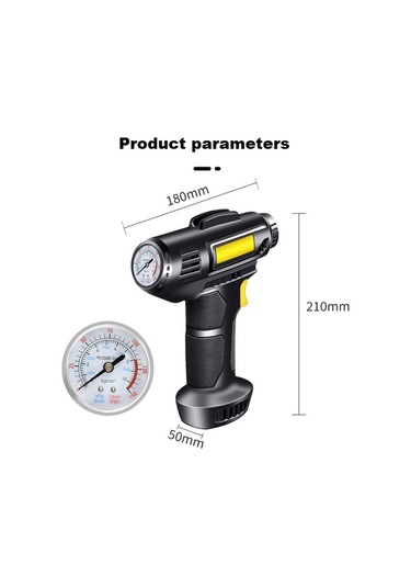 Sones Araba Taşınabilir Mini Kablolu Pointer Lastik Şişirme Pompası