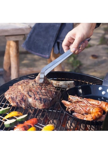 Rösle Barbekü Kavisli Izgara Maşası