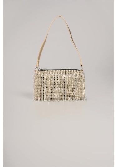 Ççs Kadın 17769 Omuz Askılı El Çantası Altın