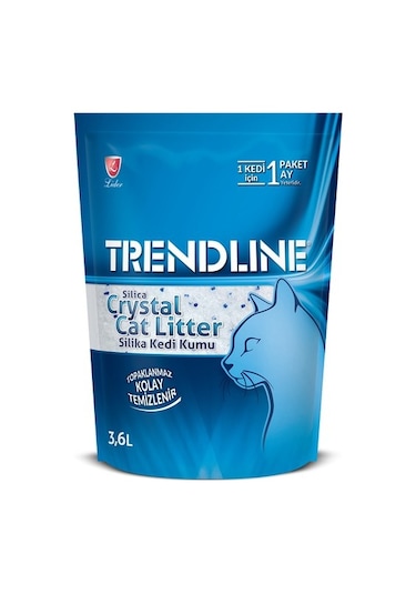 Trendline Tozsuz Silika Kristal Kedi Kumu 9 x 3600 ML