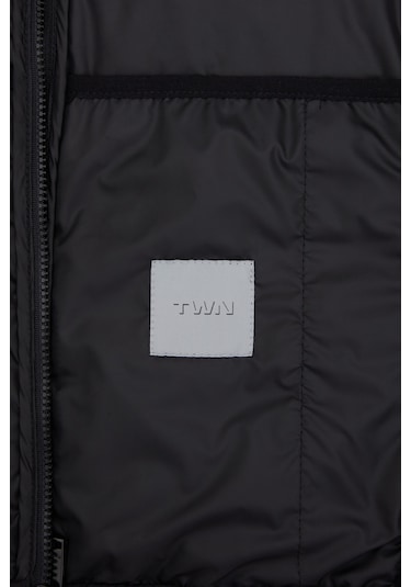 Twn Slim Fit Siyah Düz Mont 3ec070011010m 001