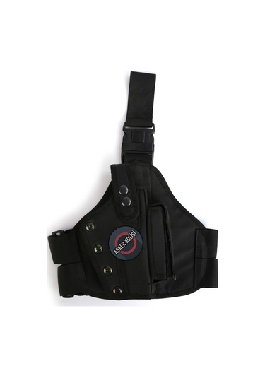 Siyah Asker Polis Bacak Kılıfı Silah Tabanca Askeri Kılıf (415871534) Siyah