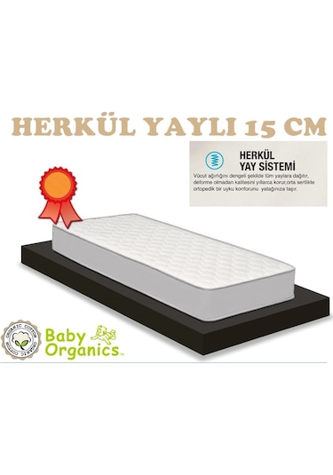 Babyhopeankara 80X140 Heyner Ortopedik Herkül Yaylı Yatak 80*140 Ortopedik Yatak