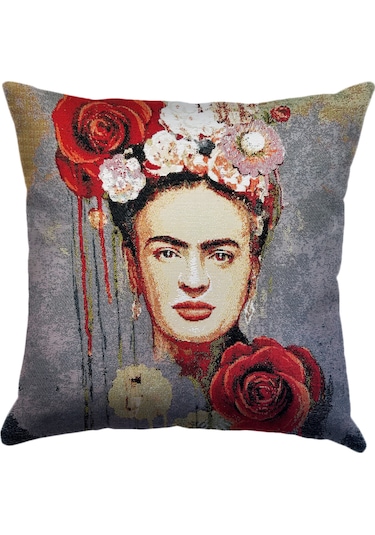 K36-Dokuma Goblen Kırlent Kılıfı