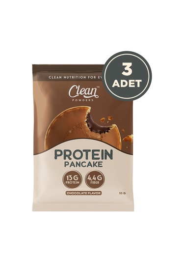 Clean Powders Protein Pancake Çikolata 3 x 55 G