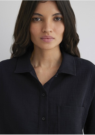 Mavi - Siyah Tulum 1011058-900 Siyah