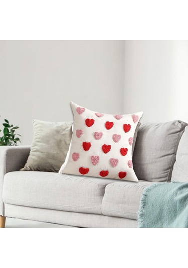 Suntek Nakışlı Yastık Kılıfı Kanepe Oturma Odası Yatak Ev Stil C