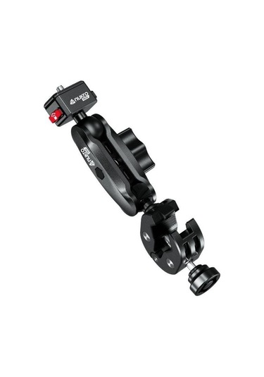 Kelepçe Bağlantılı 360 Aksiyon Kamera Tutucu Tak Çıkar Başlıklı Siyah