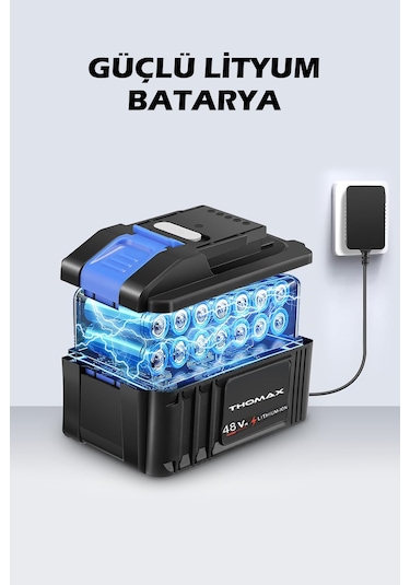 Thomax Şarjlı Ve Yüksek Basınçlı Oto Yıkama Ve Sulama Tabancası