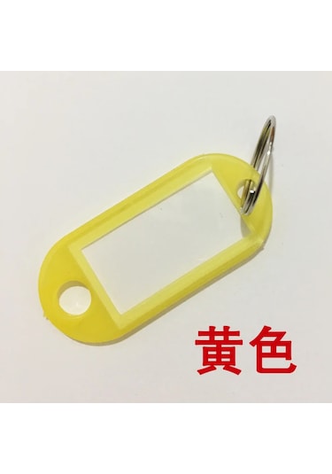 Stmanya 10'lu Çok Renkli Anahtarlık Seti - Kimlik Ve Bagaj Etiketi Koyu Mavi