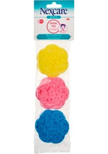 Nexcare Body Doğal Yüz Temizleme Süngeri Çok Renkli