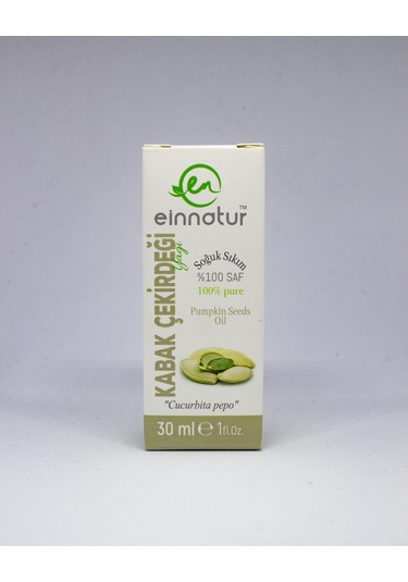 Einnatur Kabak Çekirdeği Yağı %100 Saf Soğuk Sıkım 30 ML