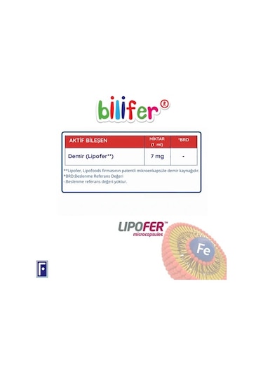 Bilifer Lipozomal Demir Damlası 10 ML