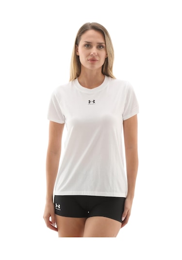 A1383648-100 Under Armour Ua Rival Core Ss Kadın T-shirt Beyaz A1383648-100 Beyaz