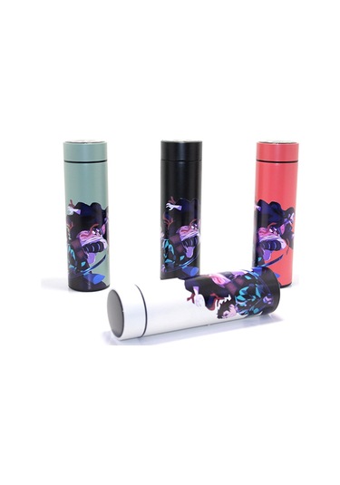 Anime Baskılı Dijital Göstergeli Termos 500 Ml Model 1 Renkli