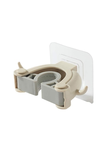 Duvar Rafı Tutucu Depolama Askısı Fırça Kancası Mutfak Paspas Düzenleyici Ev Temizliği Ve Düzenleyiciler Cam Tavan Gömleği Bej Tek Beden Diğer